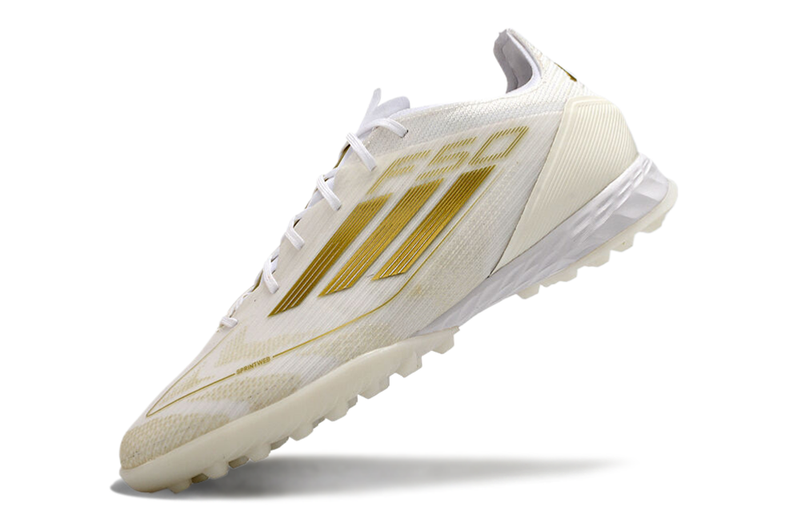 Adidas F50 Elite Society TF - Branco Dourado