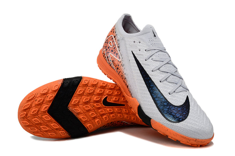 Nike Air Zoom Mercurial Vapor 16 Elite TF - Cinza Laranja