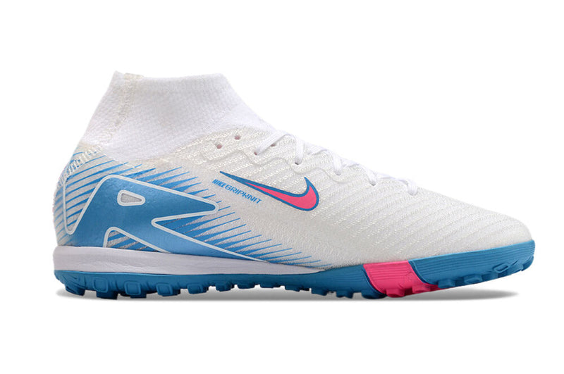 Nike Air Zoom Superfly 10 Society Elite TF - Branco Azul Rosa