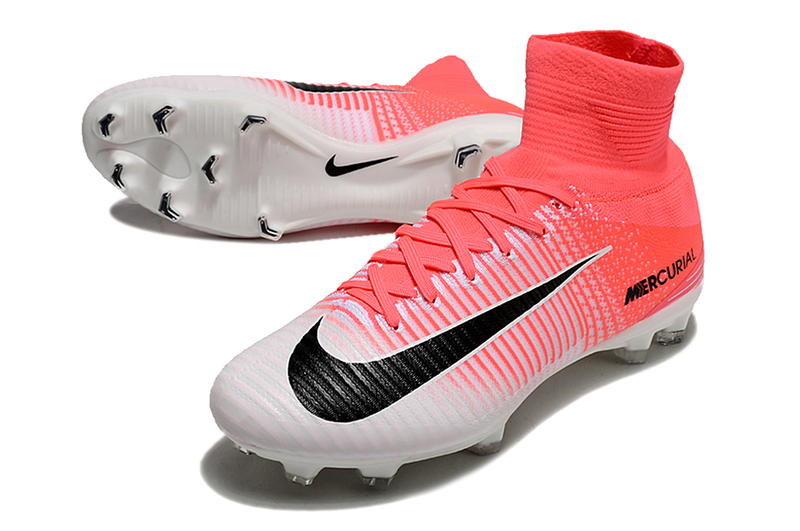 Nike Mercurial Zoom Superfly 5 Elite FG - Branco Rosa