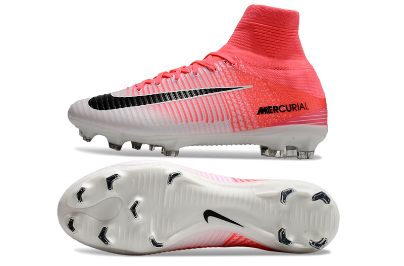 Nike Mercurial Zoom Superfly 5 Elite FG - Branco Rosa