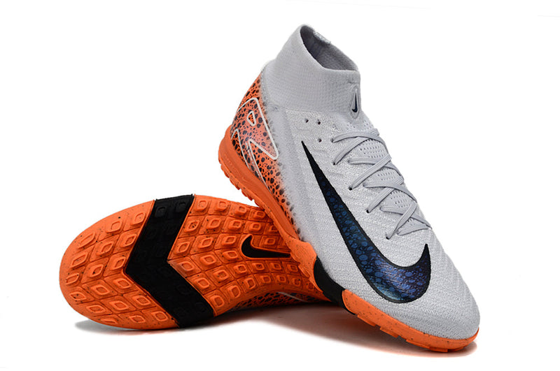 Nike Air Zoom Superfly 10 Society Elite TF - Cinza Laranja