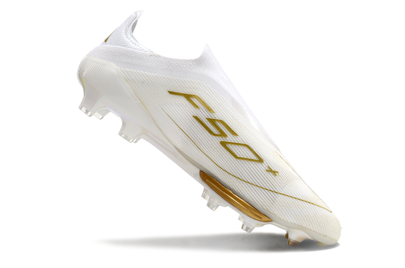 Adidas F50 Elite + FG - Branco Dourado