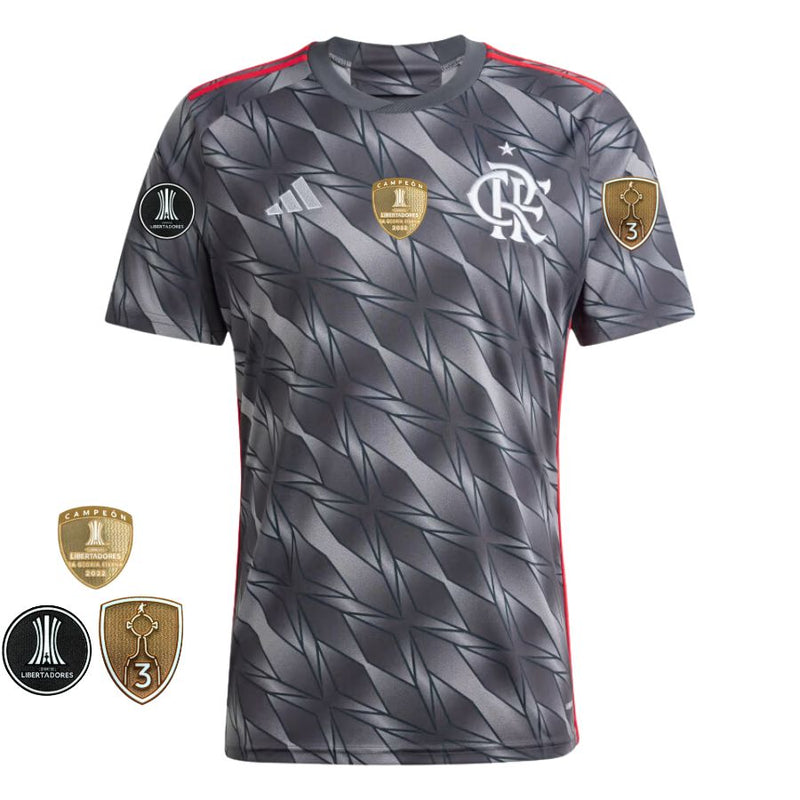 Camisa FlamengoTerceiro Uniforme 24/25 - Adidas Torcedor Masculino