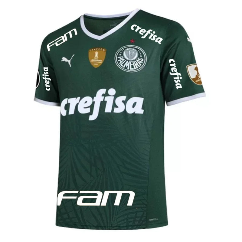 Camisa Palmeiras I 22/23 Libertadores 2021 Com Todos Patchs - Puma Torcedor Masculino