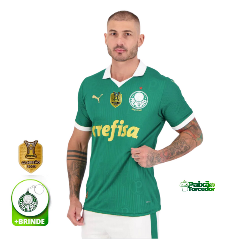 Camisa Palmeiras Titular 24/25 - Puma Torcedor Masculina