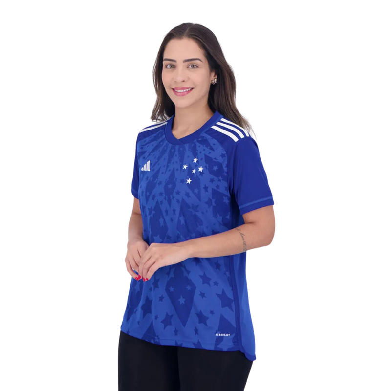 Camisa Cruzeiro Titular 24/25 - Adidas Torcedor Feminina