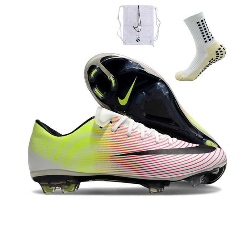 Nike Mercurial Vapor 10 Elite FG - Branco Verde