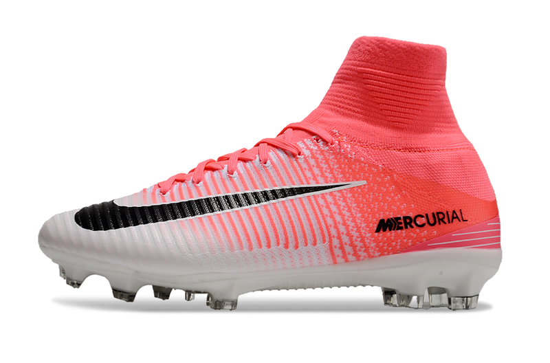 Nike Mercurial Zoom Superfly 5 Elite FG - Branco Rosa