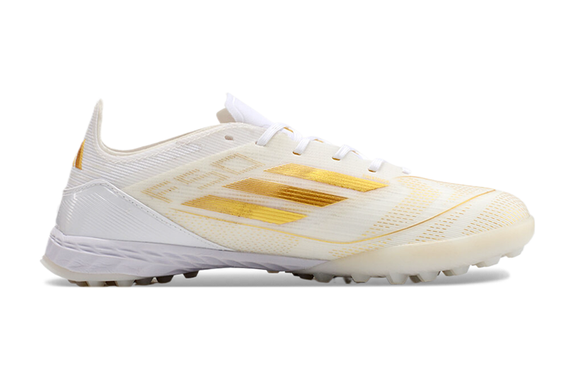 Adidas F50 Elite Society TF - Branco Dourado