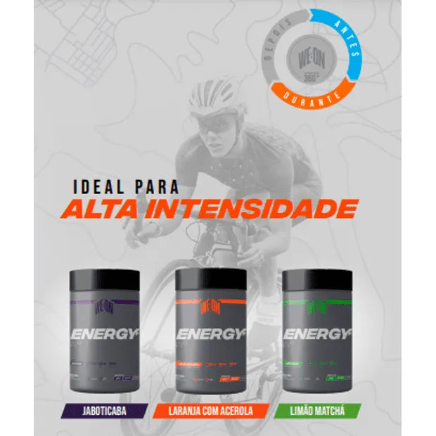 ENERGY+ Drink Mix - Sabor Laranja com Acerola - Suplemento em Pó - 960g