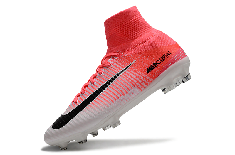 Nike Mercurial Zoom Superfly 5 Elite FG - Branco Rosa