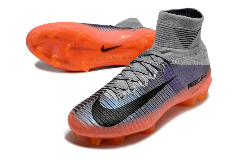 Nike Mercurial Zoom Superfly 5 Elite FG - Cinza Laranja