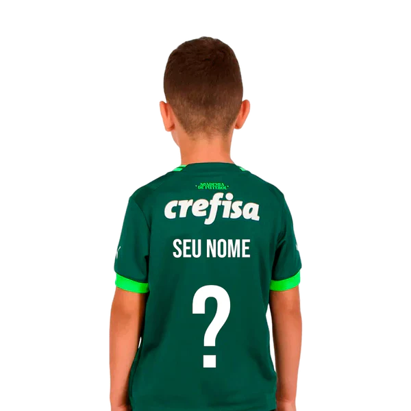 Kit Infantil Palmeiras I 2023-24  - Torcedor Puma - Patch Campeão Brasileiro 2023